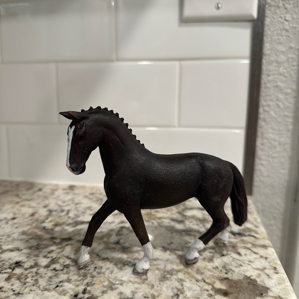 Schleich horse model.